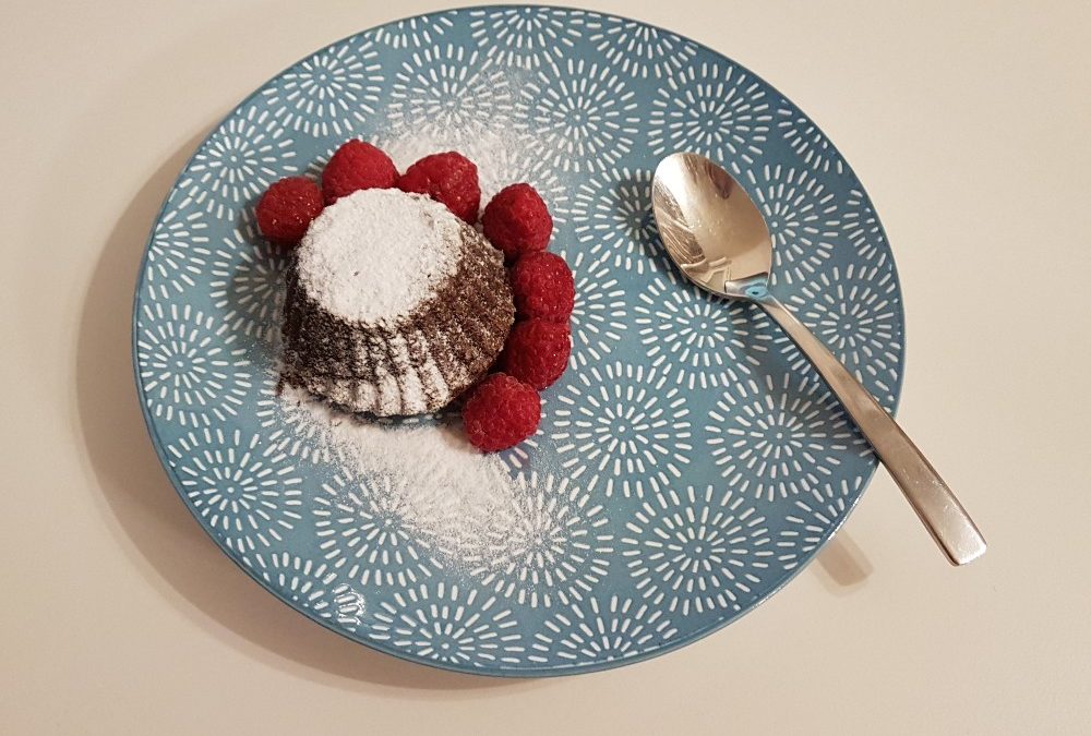 Csokoládés láva süti