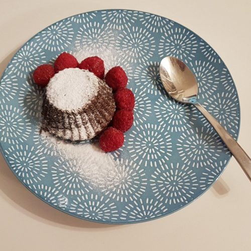 Csokoládés láva süti